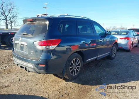 2016 Nissan Pathfinder Sl из США, поврежденный, VIN 5N1AR2MM4GC659349